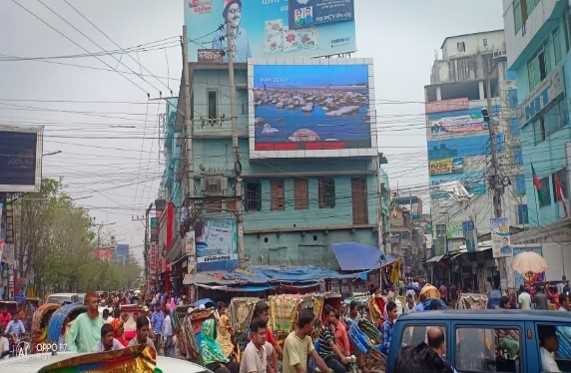 Shat Matha Mor, Bogura LED Advertising Billboard