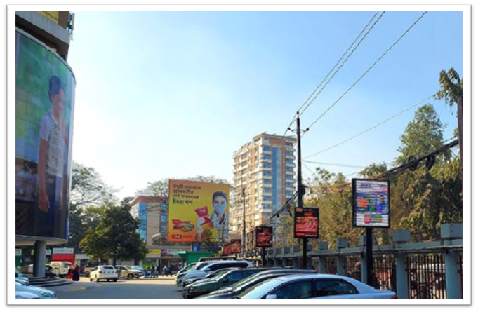 Shimanto Square LED Advertising Billboard(Minipole)