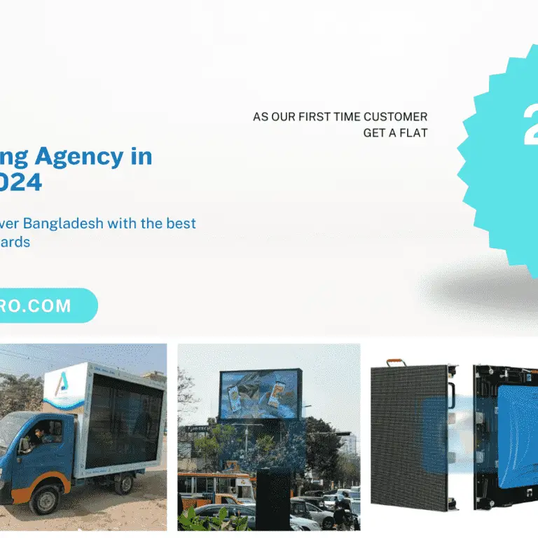 LED billboard, Best LED advertising Agency in Bangladesh.