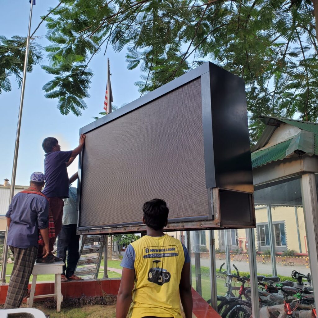 install an indoor LED screen