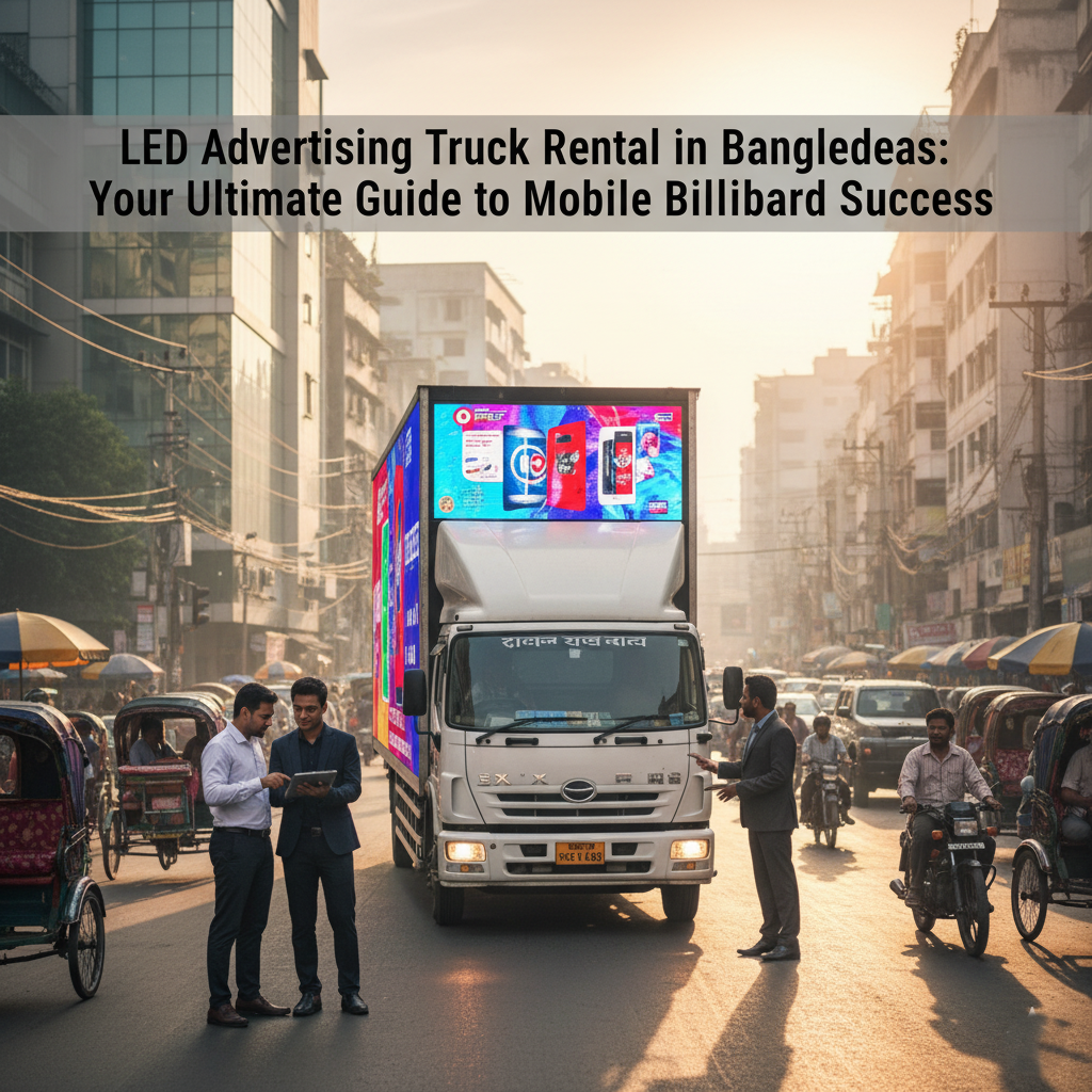 LED Advertising Truck Rental in Bangladesh: When Your Advertisement Hits the Road