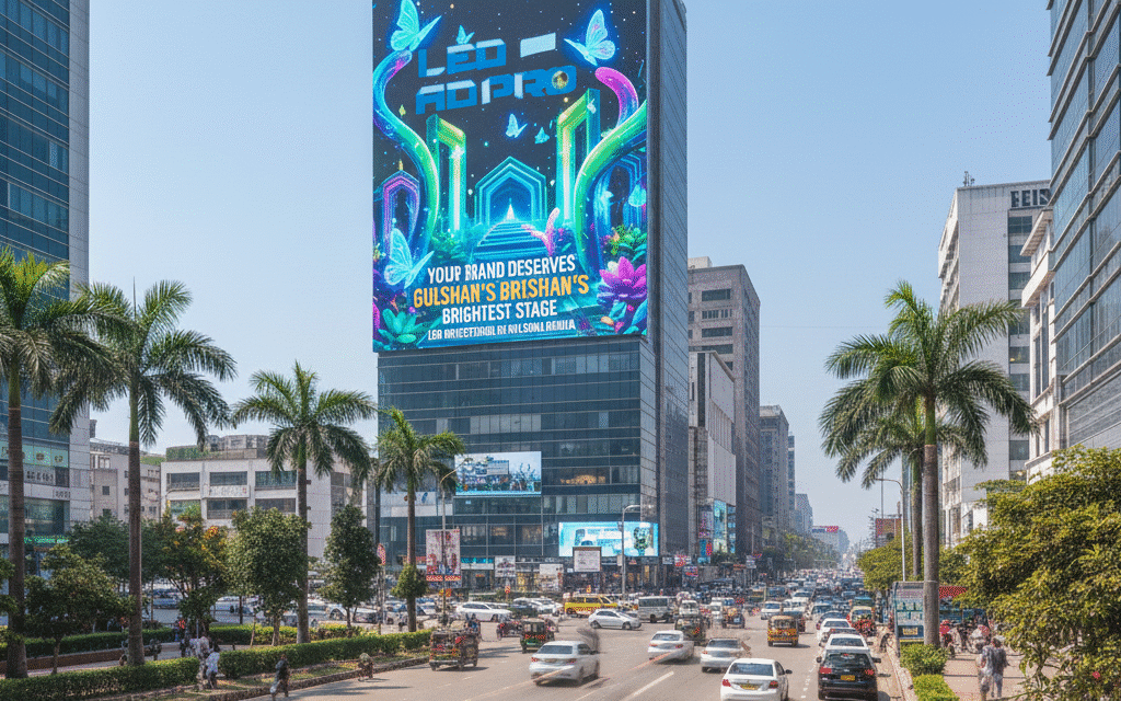 LED billboard advertising in Bangladesh